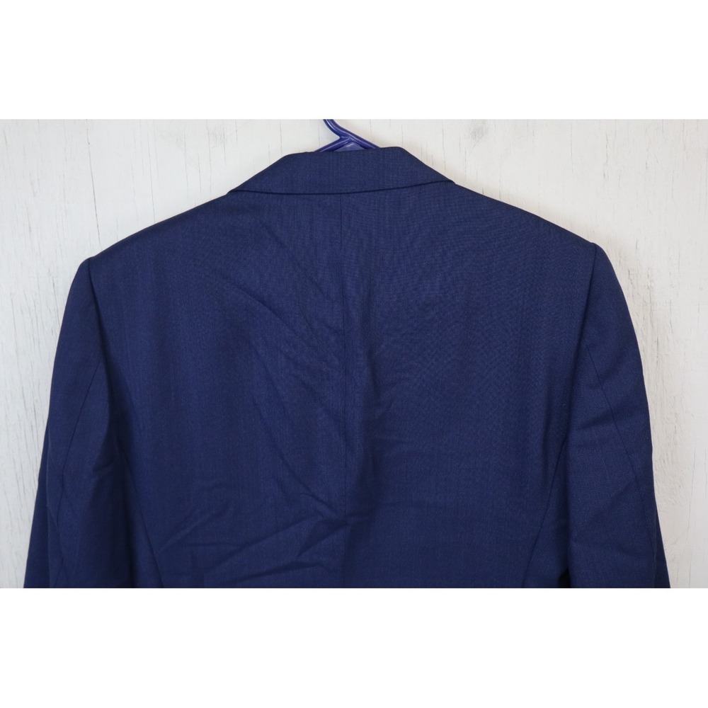 Suit Supply Vitale Barberis Canonico Blue 2 Button Sport Coat Jacket 38R Havana - Picture 4 of 10